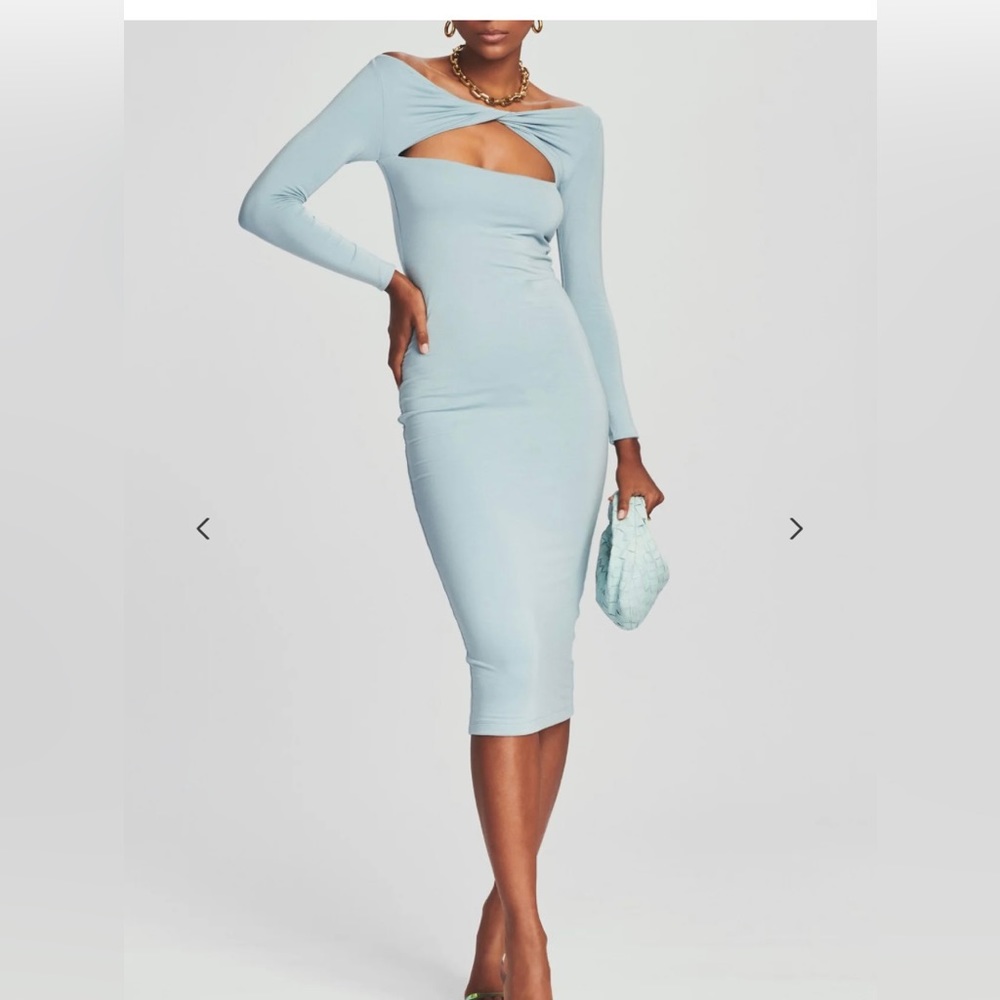Ser.o.ya Irene dress. Small grey blue Seroya